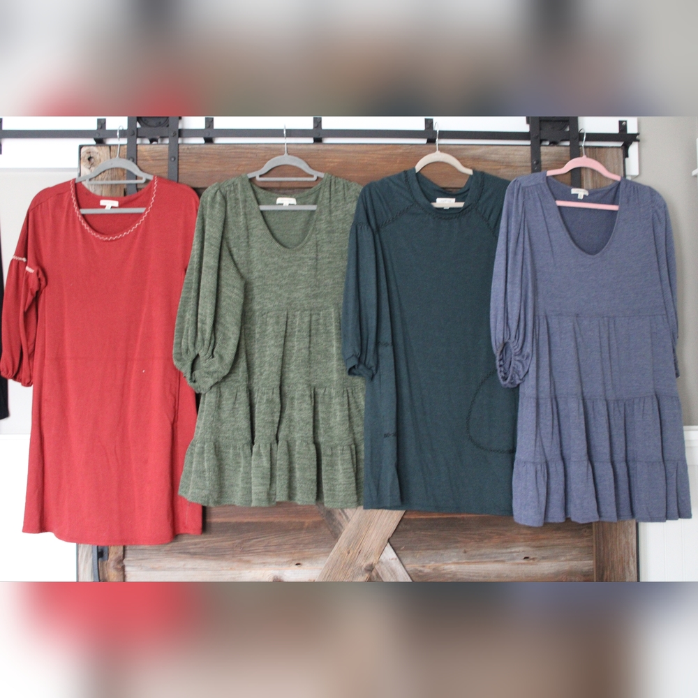 Four Large Max Studio Mini Dresses for the Price of ONE!